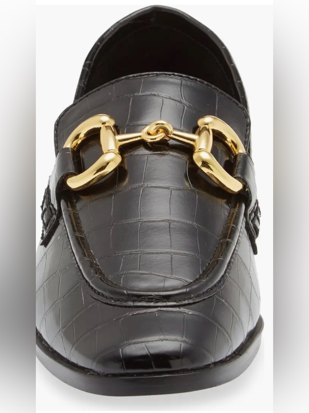 Jeffrey Campbell Velviteen loafers 9.5 black horsebit quiet luxury slip on - Picture 11 of 14
